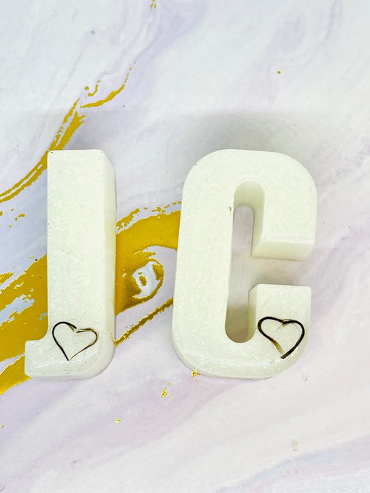 Custom keepsake letters – personalised display letters with inclusions like ashes, hair, breastmilk pregnancy tests