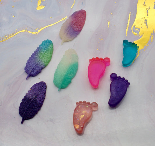 Pitter Patter Footsteps Set - Today Tomorrow & Always|DNA Keepsakes|Breastmilk - Hair - Ashes - Embryos| Laser Keepsakes