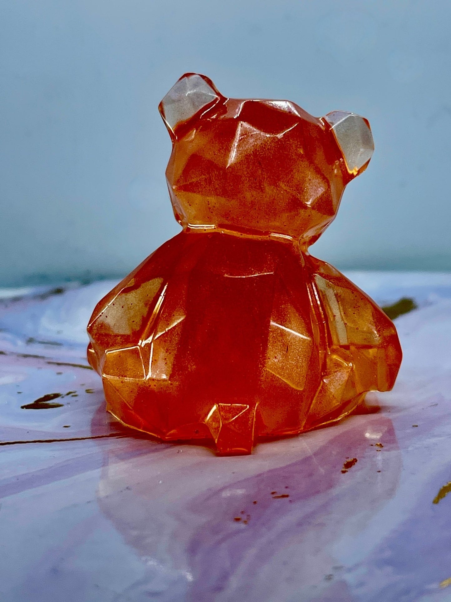 Angel Bear memorial keepsake – teddy bear with halo and wings customisable with DNA inclusions