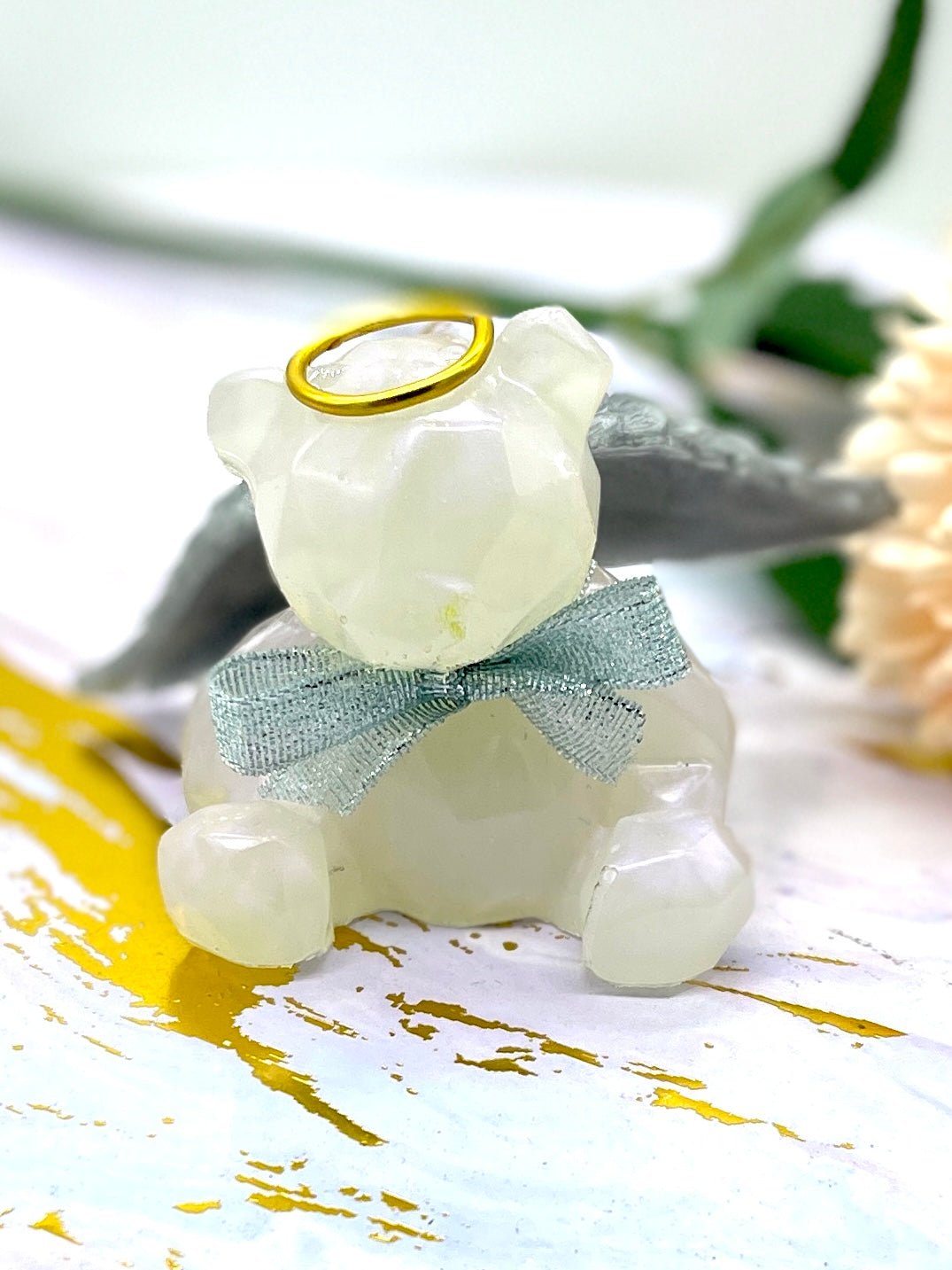 Angel Bear - Today Tomorrow & Always|DNA Keepsakes|Breastmilk - Hair - Ashes - Embryos| Laser Keepsakes
