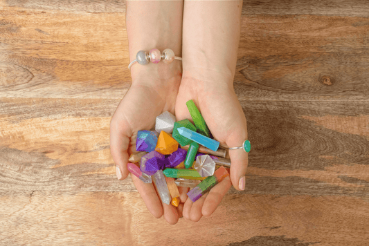 Personalised crystal keepsake – memorial crystal customised with ashes, hair, breastmilk | Today Tomorrow & Always