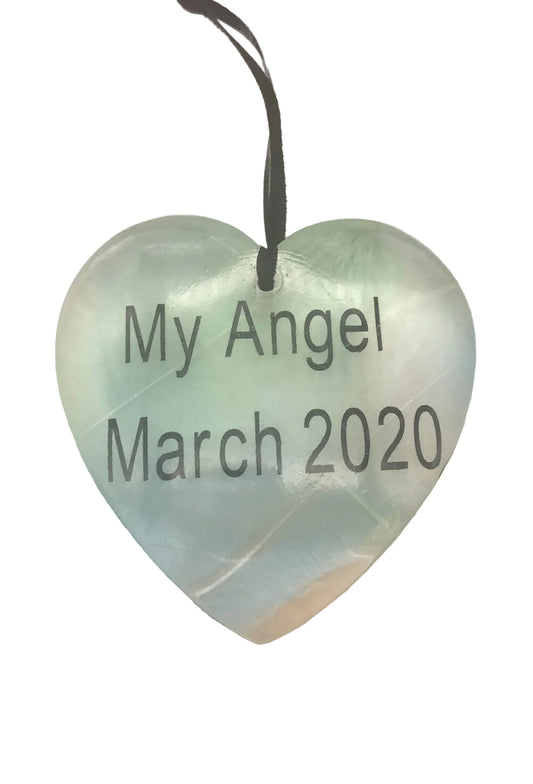 Inside my Heart - Today Tomorrow & Always|DNA Keepsakes|Breastmilk - Hair - Ashes - Embryos| Laser Keepsakes