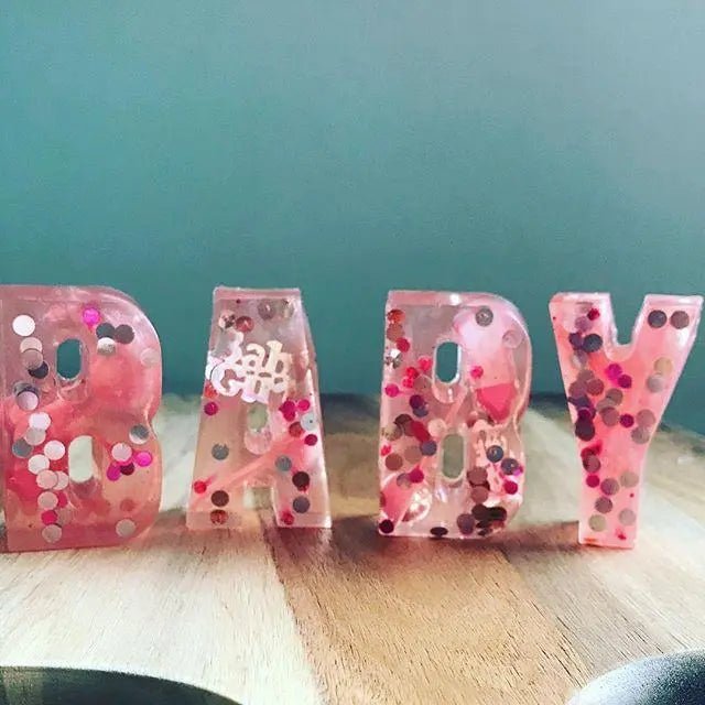 Letters - Today Tomorrow & Always|DNA Keepsakes|Breastmilk - Hair - Ashes - Embryos| Laser Keepsakes