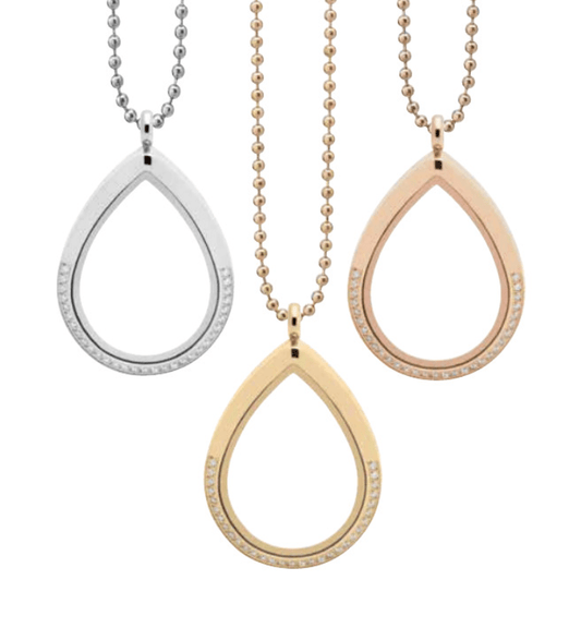 DNA keepsake locket – Lockets of Love with glass design for breastmilk, ashes, hair, or fur | Today Tomorrow & Always