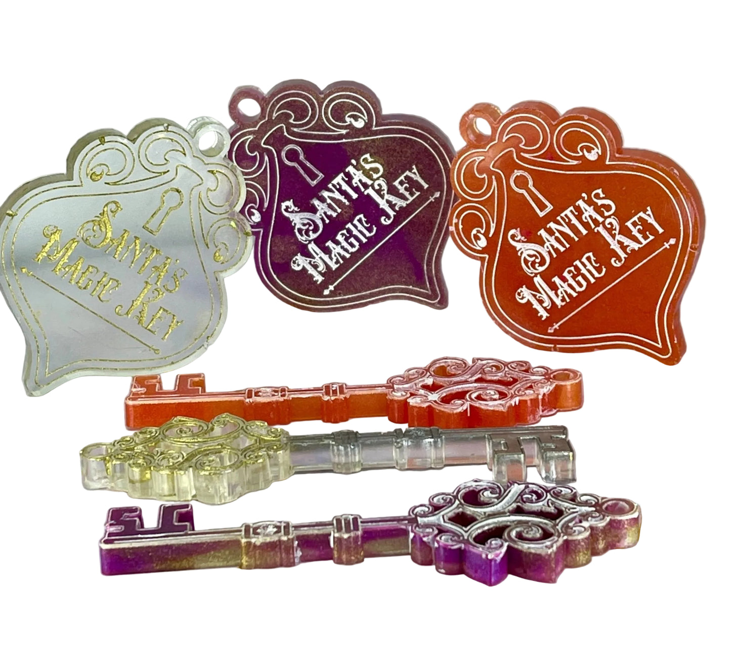 Santa Key - Today Tomorrow & Always|DNA Keepsakes|Breastmilk - Hair - Ashes - Embryos| Laser Keepsakes