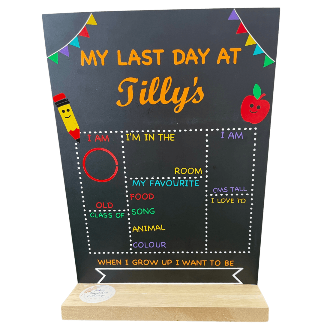 School Boards -back to school board, keepsake, milestone