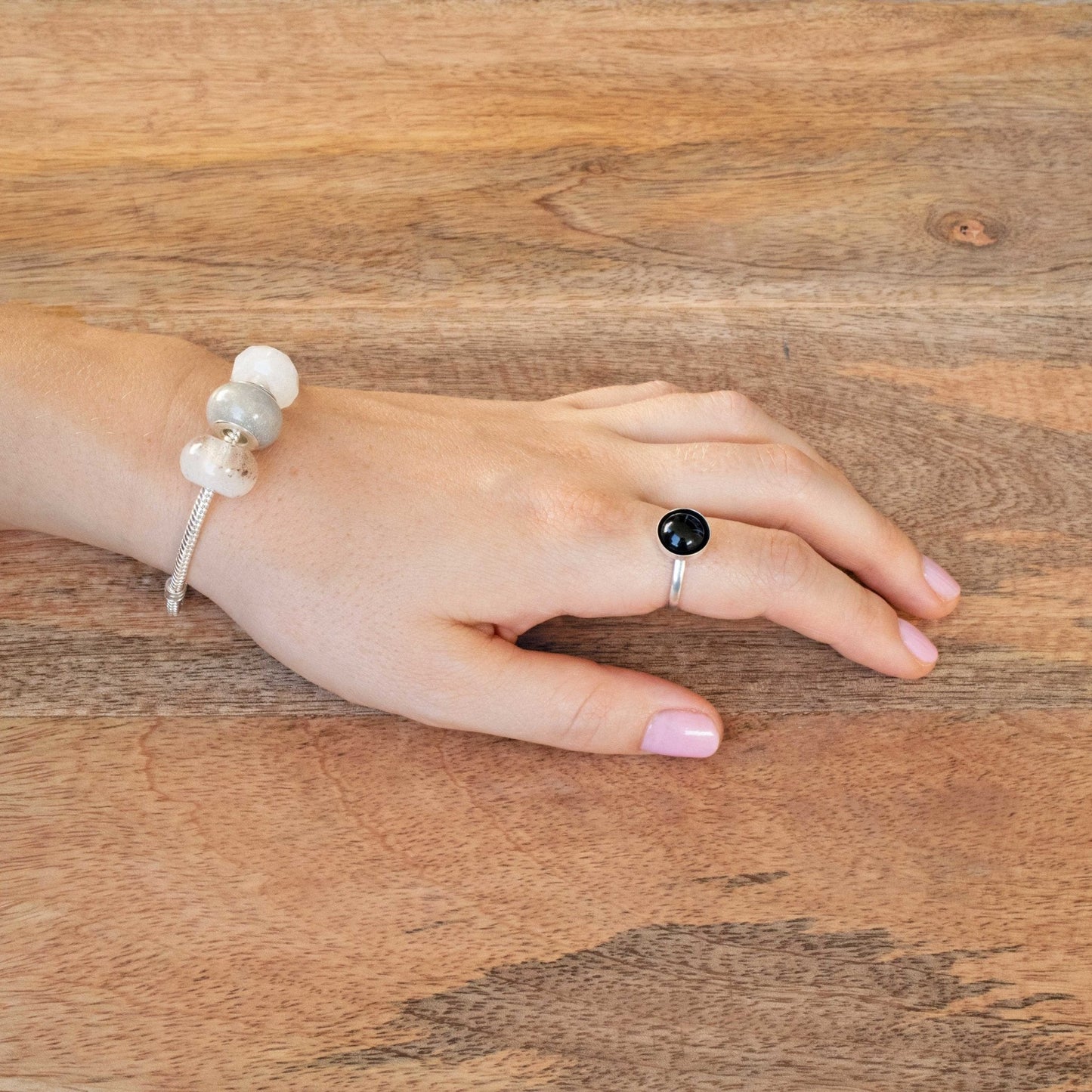 Smooth European Bead - Today Tomorrow & Always|DNA Keepsakes|Breastmilk - Hair - Ashes - Embryos| Laser Keepsakes