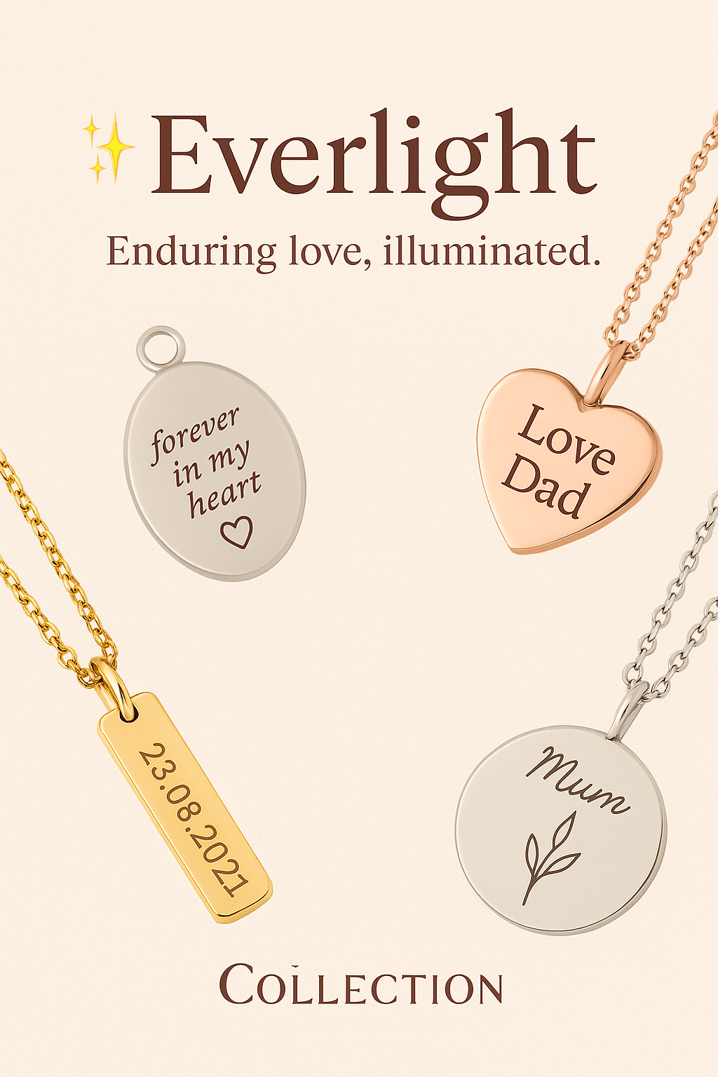 Everlight - Today Tomorrow & Always|DNA Keepsakes|Breastmilk-Hair-Ashes-Embryos| Laser Keepsakes