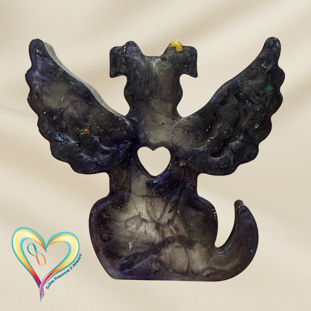 Pet Memorial Figurine | Custom Cat & Dog Angel Keepsake