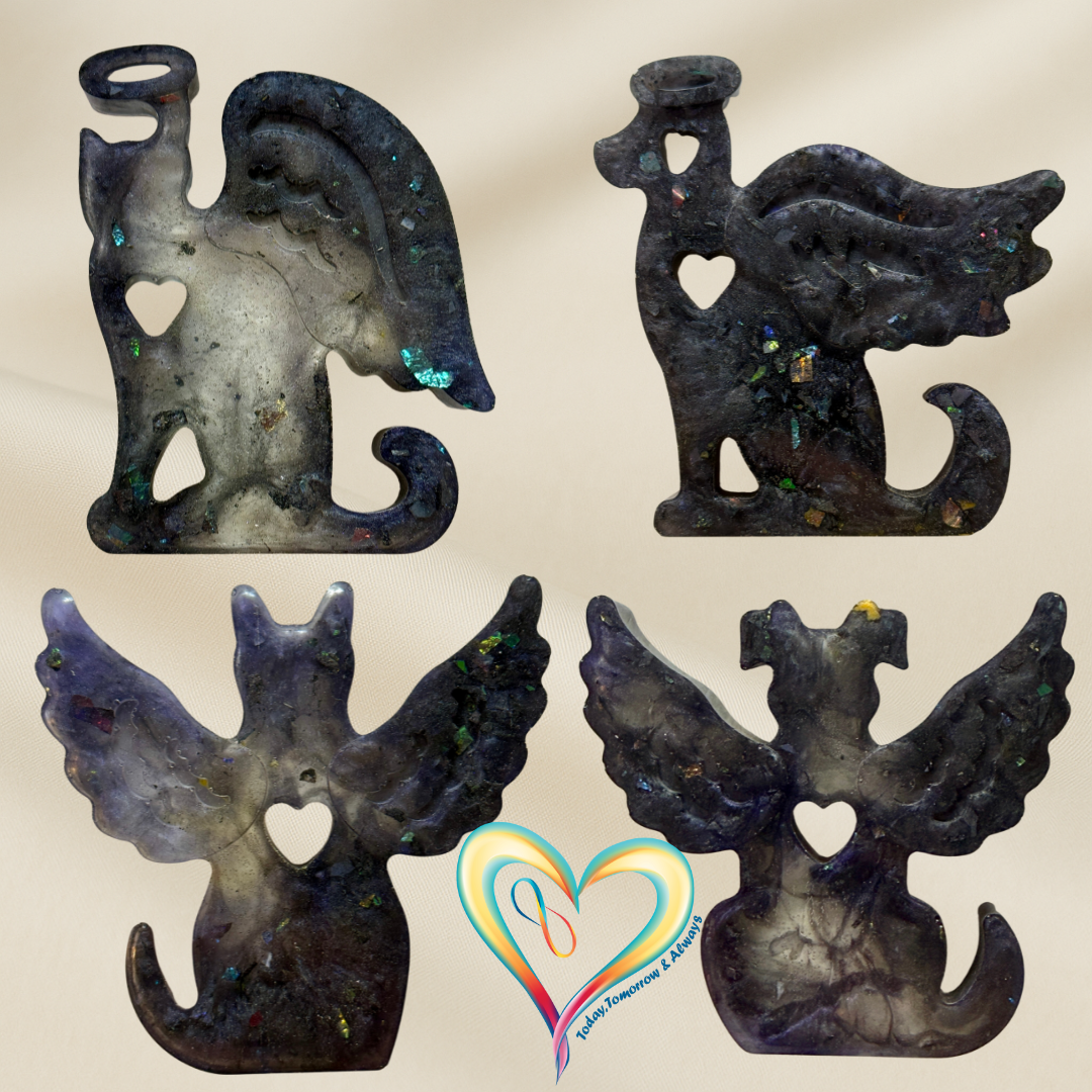 Pet Memorial Figurine | Custom Cat & Dog Angel Keepsake