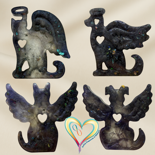 Pet Memorial Figurine | Custom Cat & Dog Angel Keepsake