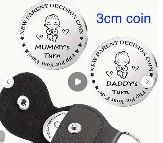 Decision Coin - Mummy or Daddy