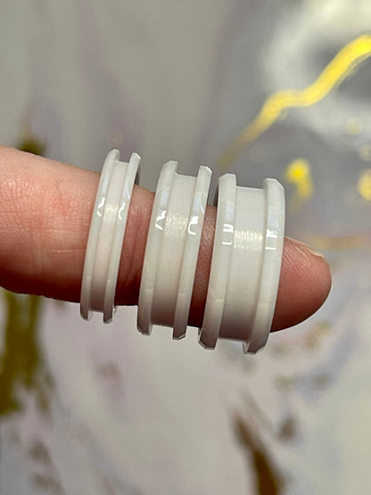 Ceramic Ring Base - White - Today Tomorrow & Always|DNA Keepsakes|Breastmilk - Hair - Ashes - Embryos| Laser Keepsakes