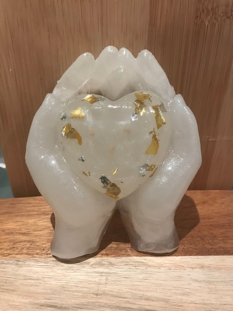 Heart In My Hands - Today Tomorrow & Always|DNA Keepsakes|Breastmilk - Hair - Ashes - Embryos| Laser Keepsakes