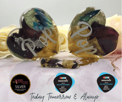 Inside my Heart - Today Tomorrow & Always|DNA Keepsakes|Breastmilk - Hair - Ashes - Embryos| Laser Keepsakes