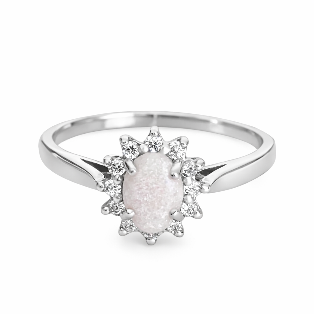 Loveburst Ring Petite Center Stone Keepsake