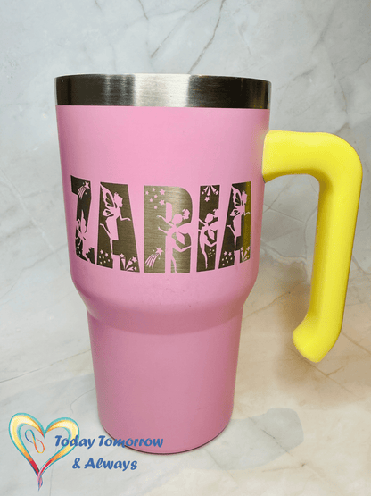 Personalised Engraved Drink Bottles - Today Tomorrow & Always|DNA Keepsakes|Breastmilk - Hair - Ashes - Embryos| Laser Keepsakes
