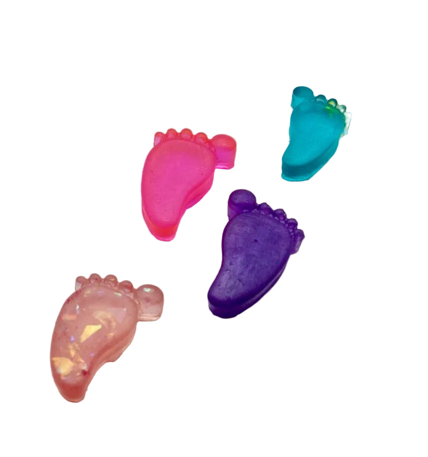 Pitter Patter Footsteps Set - Today Tomorrow & Always|DNA Keepsakes|Breastmilk - Hair - Ashes - Embryos| Laser Keepsakes