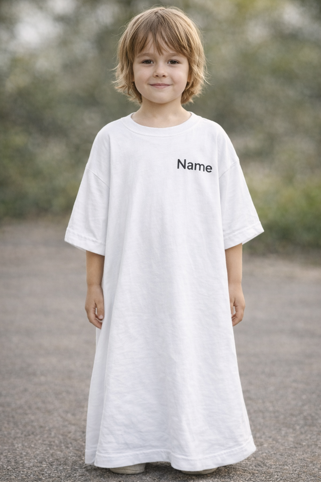 School Years Handprint Memory T-Shirt – Oversized Keepsake Tee (Preschool to Year 12)