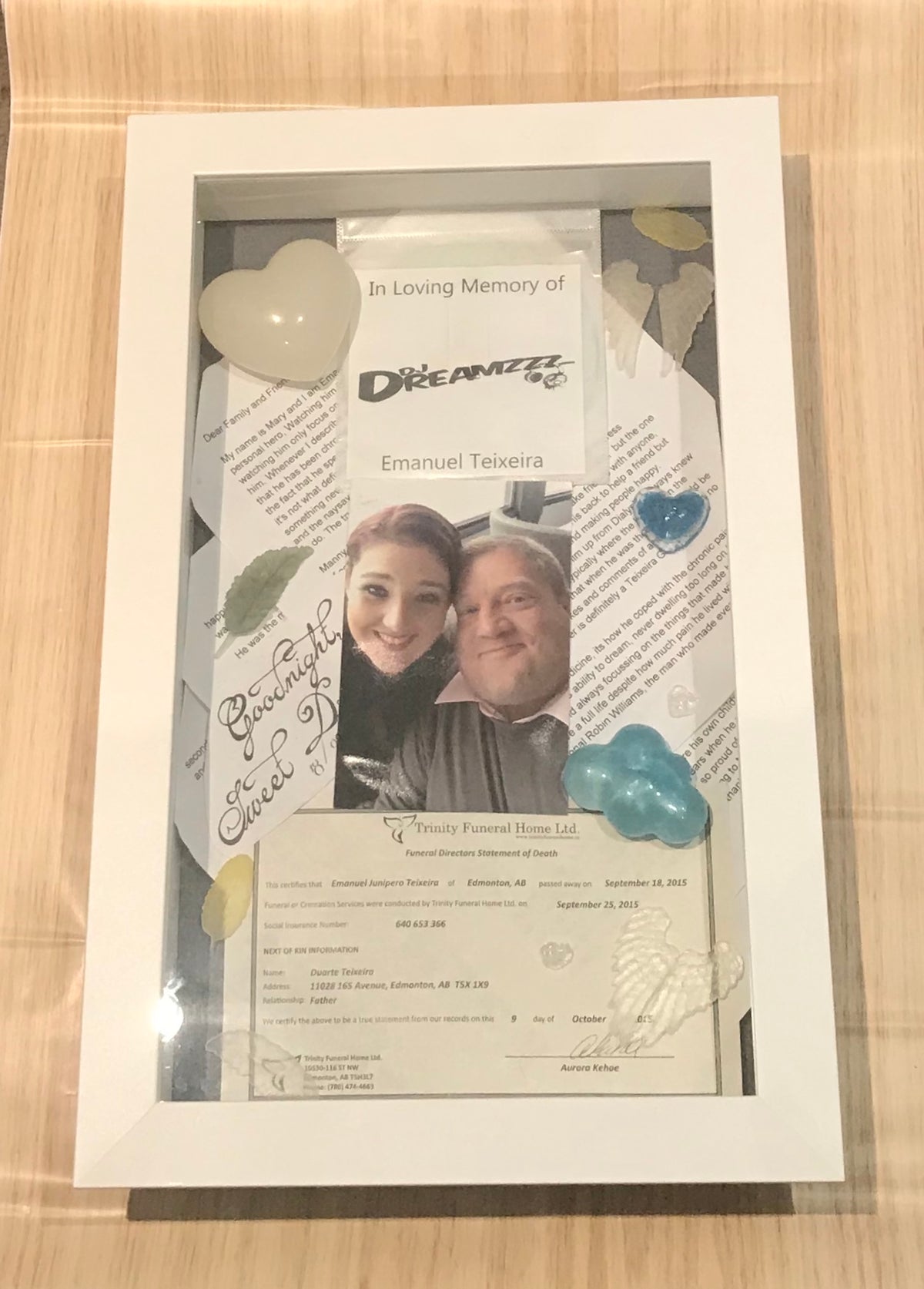 Commemorable Shadow Box Custom Shadow Box Keepsake | Breastmilk, Ashes & More – Today Tomorrow ...