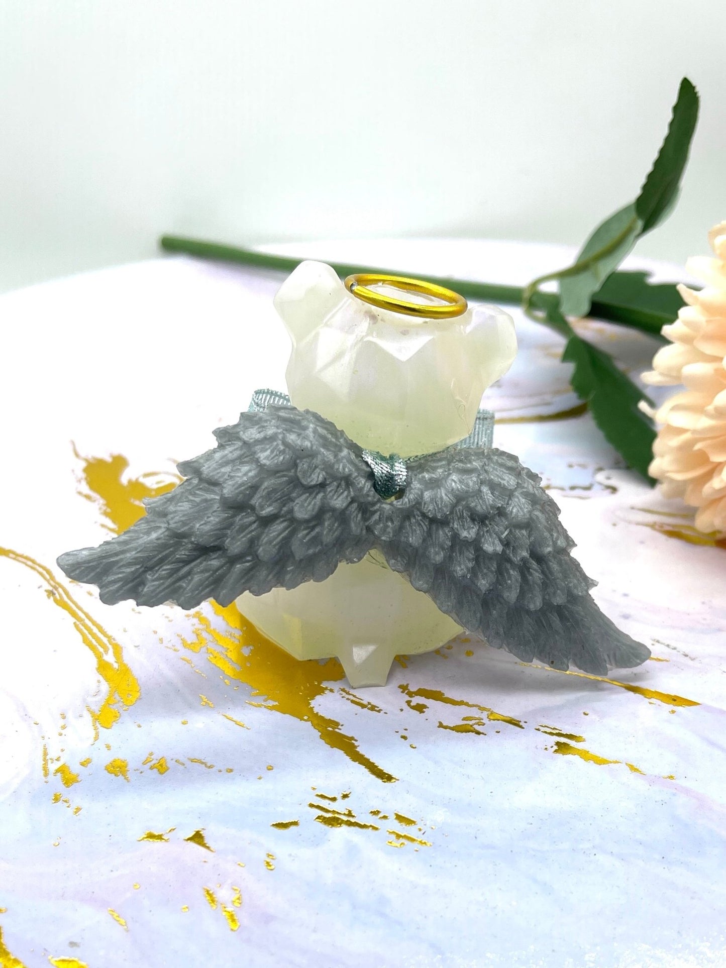 Angel Bear - Today Tomorrow & Always|DNA Keepsakes|Breastmilk - Hair - Ashes - Embryos| Laser Keepsakes