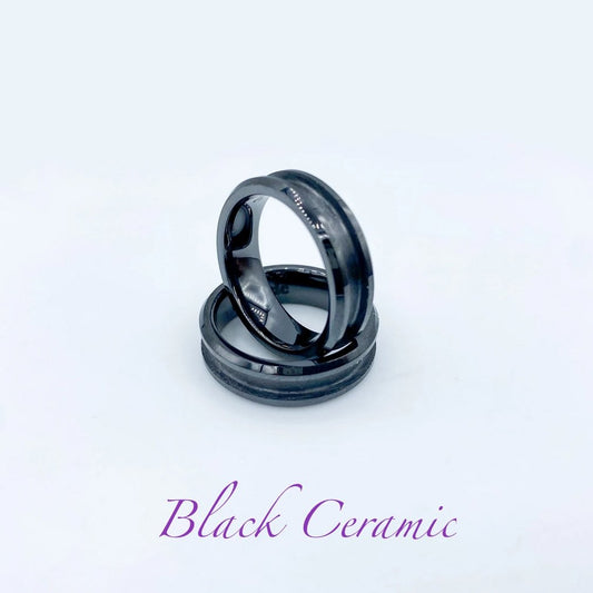 Ceramic Ring Base - Black - Today Tomorrow Always Keepsakes