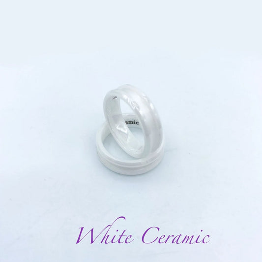 Ceramic Ring Base - White - Today Tomorrow & Always|DNA Keepsakes|Breastmilk - Hair - Ashes - Embryos| Laser Keepsakes