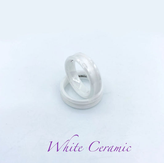 Ceramic Ring Base - White - Today Tomorrow Always Keepsakes