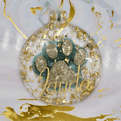 Christmas Bauble flat - Today Tomorrow & Always|DNA Keepsakes|Breastmilk - Hair - Ashes - Embryos| Laser Keepsakes