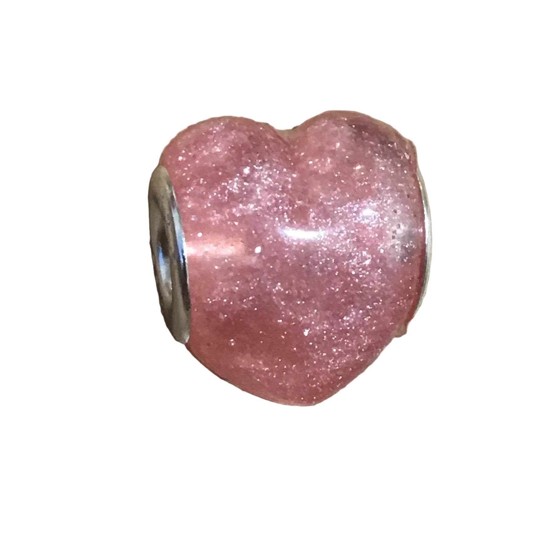 Heart bead - Today Tomorrow & Always|DNA Keepsakes|Breastmilk - Hair - Ashes - Embryos| Laser Keepsakes