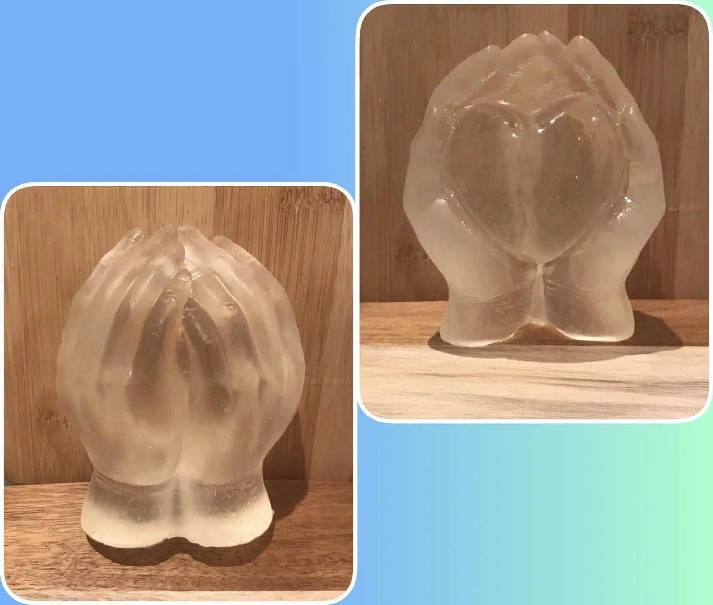 Heart In My Hands - Today Tomorrow & Always|DNA Keepsakes|Breastmilk - Hair - Ashes - Embryos| Laser Keepsakes