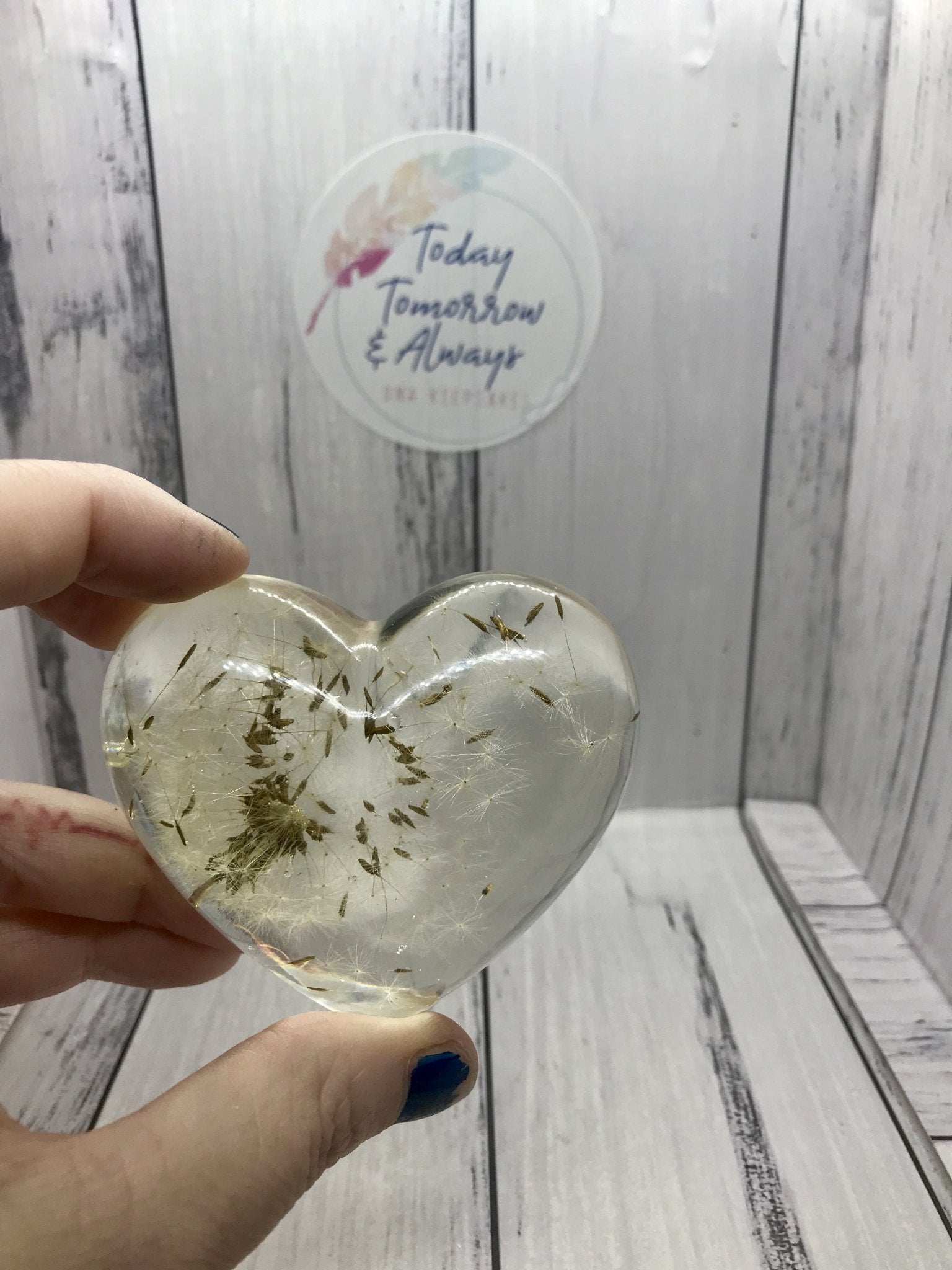 Inside my Heart - Today Tomorrow & Always|DNA Keepsakes|Breastmilk - Hair - Ashes - Embryos| Laser Keepsakes