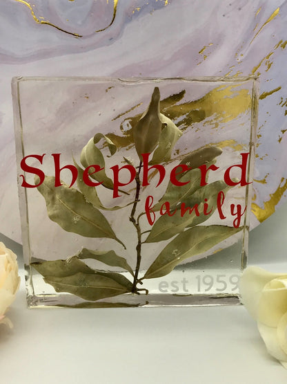 Keepsake Plaque - Today Tomorrow & Always|DNA Keepsakes|Breastmilk - Hair - Ashes - Embryos| Laser Keepsakes