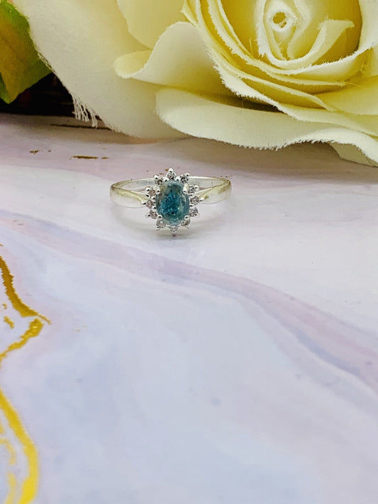 Loveburst Ring - Today Tomorrow & Always|DNA Keepsakes|Breastmilk - Hair - Ashes - Embryos| Laser Keepsakes