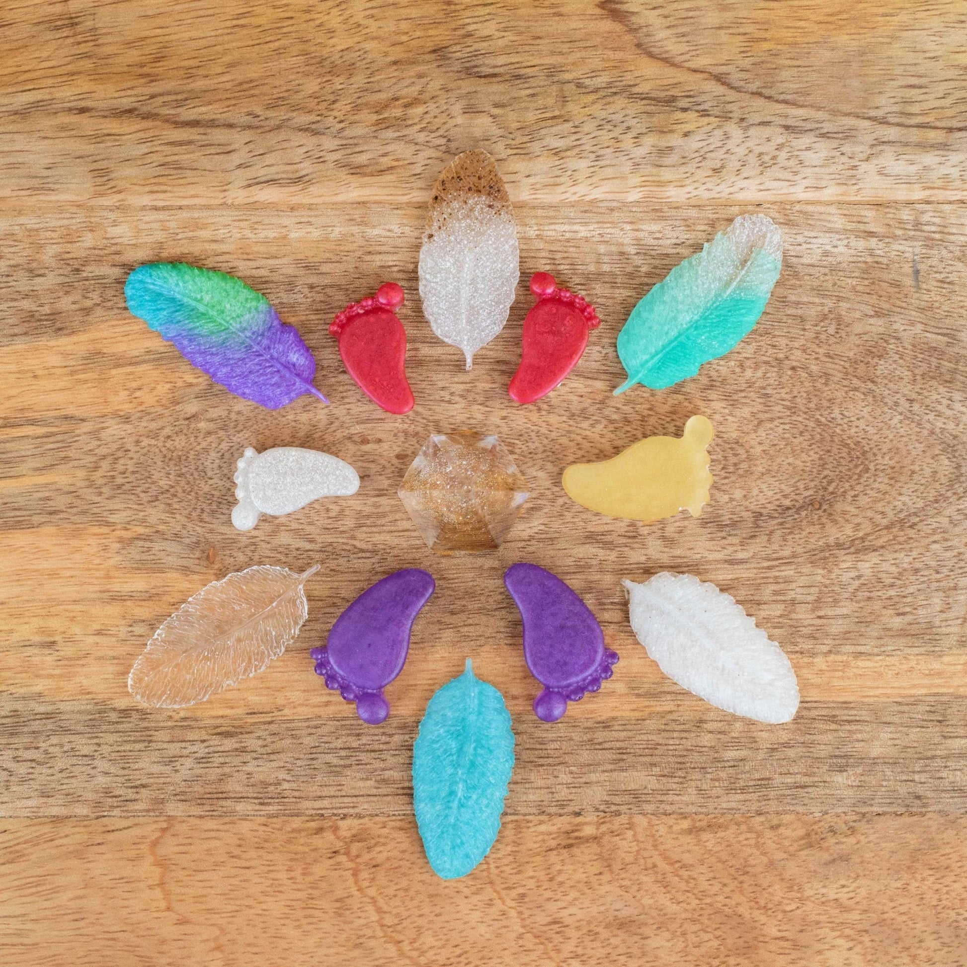 Pitter Patter Footsteps Set - Today Tomorrow & Always|DNA Keepsakes|Breastmilk - Hair - Ashes - Embryos| Laser Keepsakes