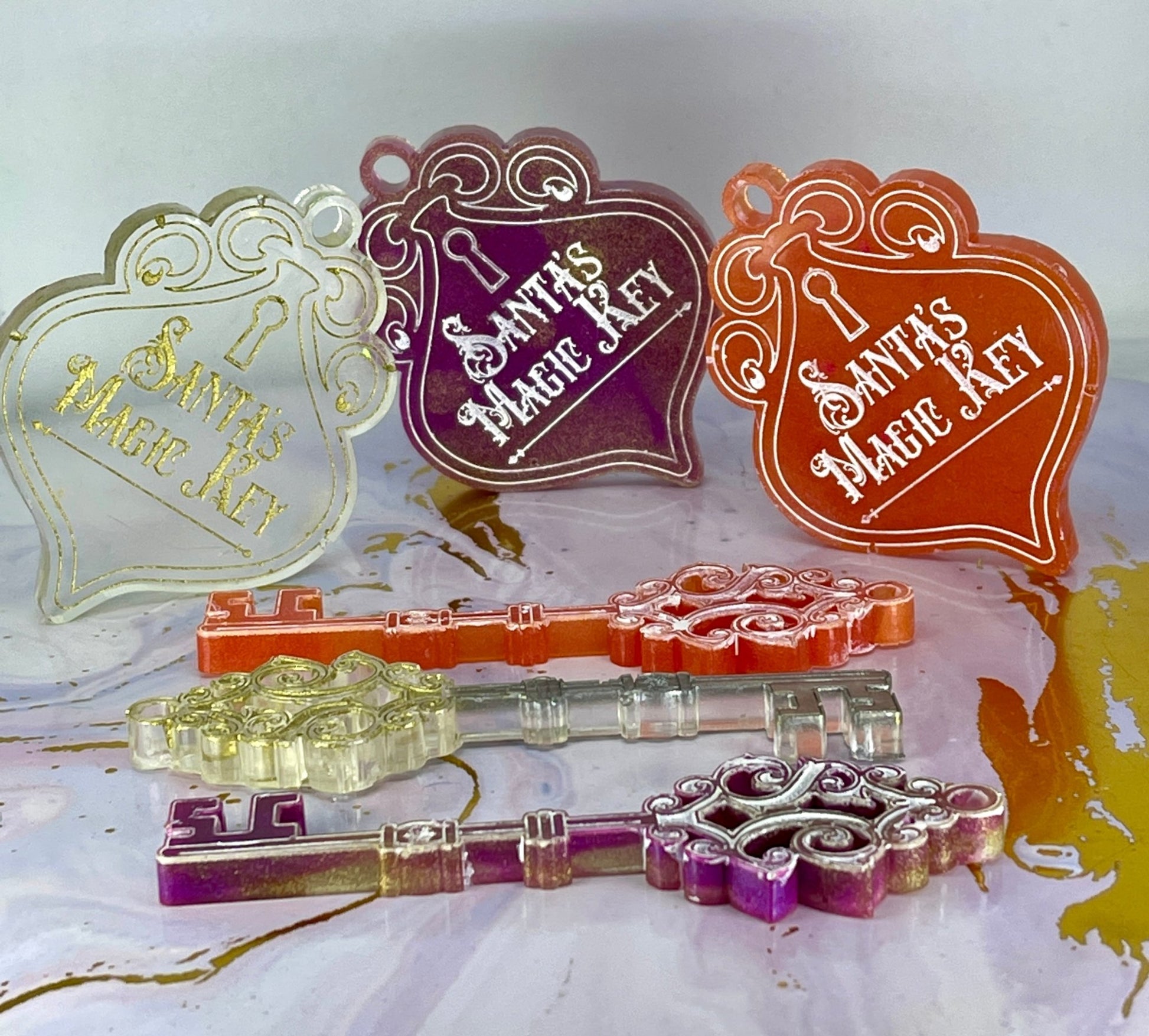 Santa Key - Today Tomorrow & Always|DNA Keepsakes|Breastmilk - Hair - Ashes - Embryos| Laser Keepsakes