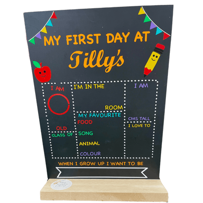 School Boards -back to school board, keepsake, milestone