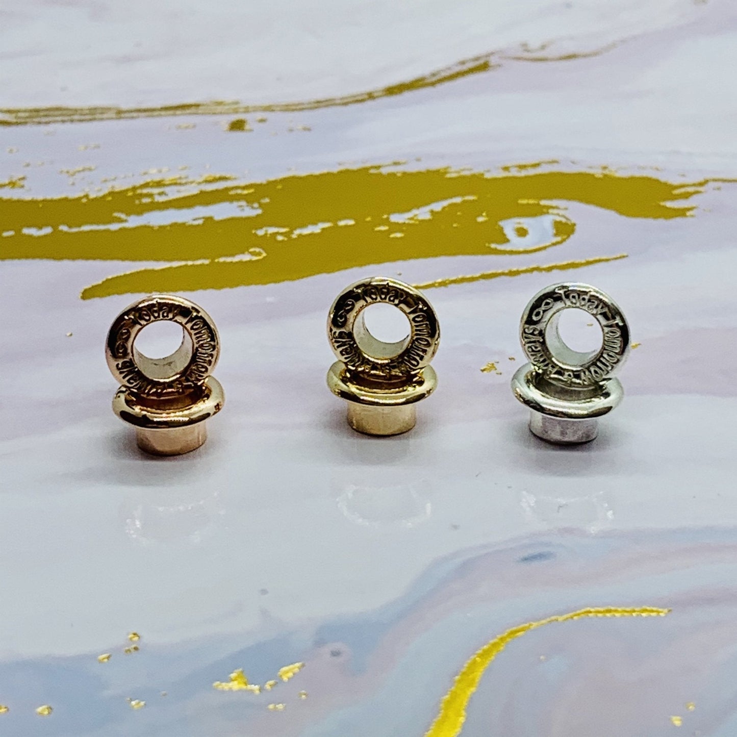 Smooth European Bead - Today Tomorrow & Always|DNA Keepsakes|Breastmilk - Hair - Ashes - Embryos| Laser Keepsakes