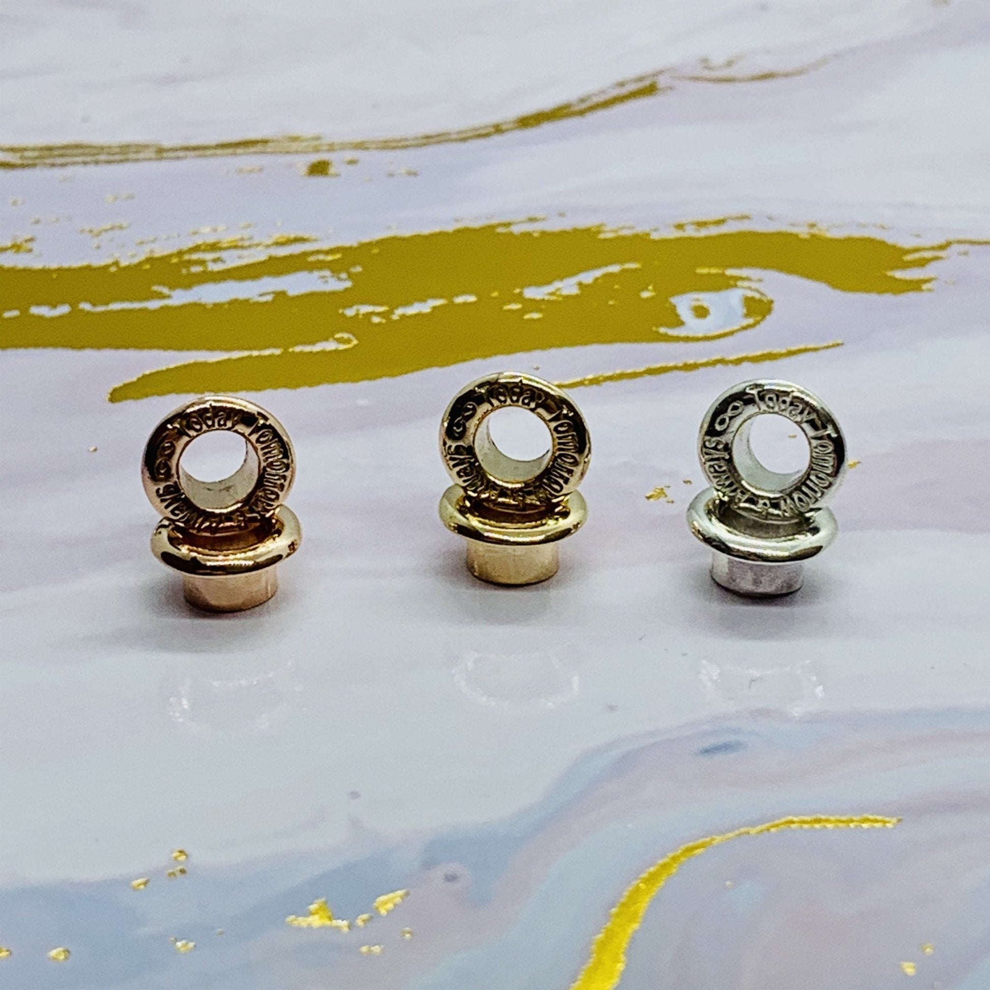 Smooth European Bead - Today Tomorrow & Always|DNA Keepsakes|Breastmilk - Hair - Ashes - Embryos| Laser Keepsakes