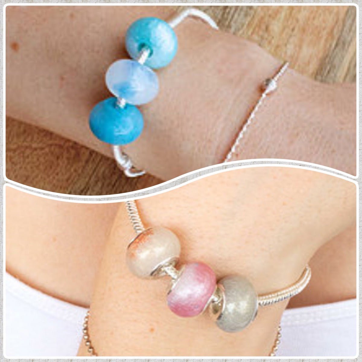 Smooth European Bead - Today Tomorrow & Always|DNA Keepsakes|Breastmilk - Hair - Ashes - Embryos| Laser Keepsakes