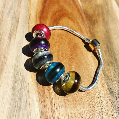Smooth European Bead - Today Tomorrow & Always|DNA Keepsakes|Breastmilk - Hair - Ashes - Embryos| Laser Keepsakes